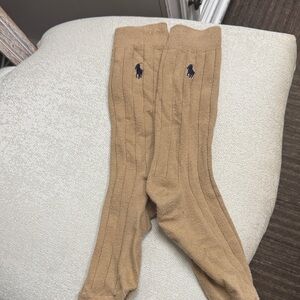Ralph Lauren Camel Ribbed socks